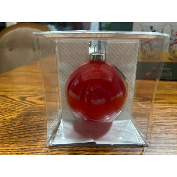 Christmas Kentucky Derby 131 Red Glass Ornament In Box Horse Race Limited Ed - Picture 4 of 4